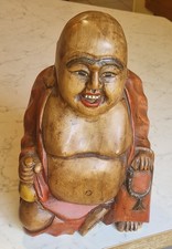 Bouddha rieur bois d'occasion  Tréguier