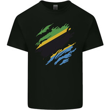 Torn tanzania flag for sale  COVENTRY