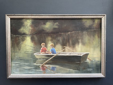 Vintage oil paining for sale  PINNER