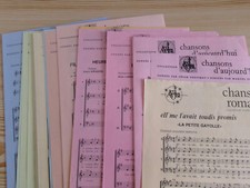 Partitions chant lot d'occasion Partitions chant lot d'occasion  Lannion