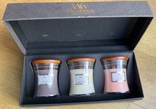 Woodwick crackle candles for sale  BURY