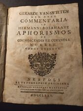 Van swieten commentaria usato  Cava de Tirreni