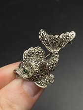 Vintage marcasite fish for sale  SOUTHSEA
