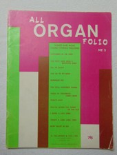 Organ folio organ for sale  CHORLEY