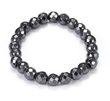Bracelet perles hématite d'occasion  Bordeaux-