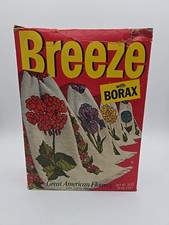 Detergente vintage Breeze com bórax caixa vazia de 2 lb 6 oz comprar usado  Enviando para Brazil
