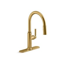Grifo de cocina rociador extraíble KOHLER Revolv vibrante latón moderno cepillado segunda mano  Embacar hacia Mexico