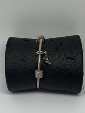 Usado, Pulseira Pandora prata esterlina berloque anjo cobra 6 ' 20,4 g comprar usado  Enviando para Brazil