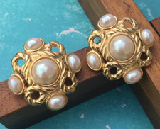 Vintage clips boucles d'occasion  Besançon
