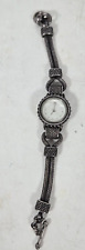 Vintage ASSINADO BA 925 PRATA relógio feminino pulseira de corda ornamentada 50 g/1,8 oz funcionando comprar usado  Enviando para Brazil