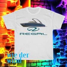 Nova Camiseta Masculina Regal Luxury Performance Boats Logo Engraçada Tamanho P a 5XL comprar usado  Enviando para Brazil