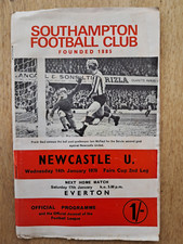 Southampton newcastle 14.1.70 for sale  SOUTHAMPTON