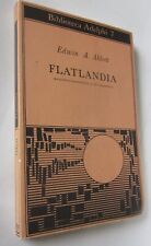 Flatlandia edwin abbott usato  Serole