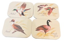 AVON Chesapeake Collection Mallard Ducks CONJUNTO de 4 posavasos para bebidas 1981 segunda mano  Embacar hacia Mexico