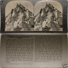 Conjunto Keystone Stereoview Escalada Grande Pirâmide em Gizé, Egito 600/1200 #774 A comprar usado  Enviando para Brazil