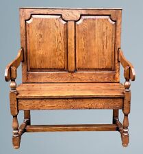 Oak settle oak for sale  CONSETT