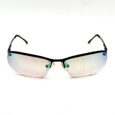 Óculos de sol oval designer Timberland armação marrom semi sem aro lentes espelhadas comprar usado  Enviando para Brazil