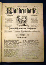 Kladderadatsch jahrgang 1868 gebraucht kaufen  Dresden