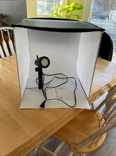 Kit de luz portátil para estúdio fotográfico - Mini kit de tenda de tiro LED 16x16x16” 6000K, usado comprar usado  Enviando para Brazil
