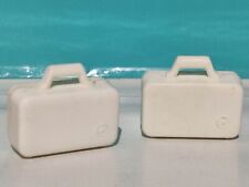 PLAYMOBIL X2 MALETAS BLANCAS MALETINES BLANCOS MALETA ESTACION DOCTOR ENFERMERO comprar usado  Enviando para Brazil