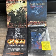 (4) Iron Maiden DVD Lot Visions of the Beast 12 Wasted Years Death Road Rock Rio comprar usado  Enviando para Brazil