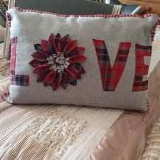 Grey red tartan for sale  HUDDERSFIELD
