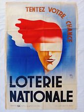 Affiche publicitaire loterie d'occasion  France
