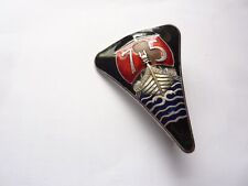 Distintivo de grade frontal esmaltado ROVER P4 75. NOS. Danificado. 1952 a 1958. comprar usado  Enviando para Brazil