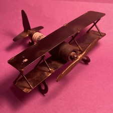 Metal plane handmade for sale  Plaza