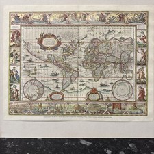 Map blaeu reproduction for sale  WIGAN