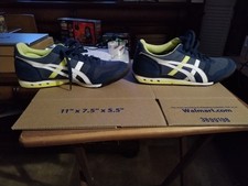 Tênis de treinamento masculino ASICS Onitsuka Tiger Ultimate 81 azul marinho limão HN201 tamanho 9 comprar usado  Enviando para Brazil