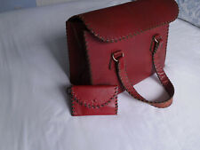 Vintage red leather for sale Vintage red leather for sale  CHESTERFIELD