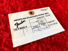1990 Fender American Standard Strat Hang Tag John Cruz Masterbuilder comprar usado  Enviando para Brazil