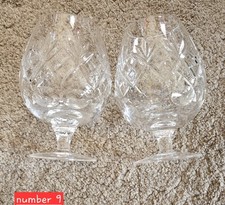 Selection cut glass for sale  SHREWSBURY