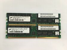 Módulos de memória RAM para servidor Micron 4GB -2x2GB DDR1 ECC REG PC2700r 333MHz comprar usado  Enviando para Brazil