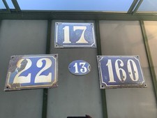 Plaque émaillée numéro d'occasion  Sées