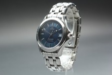 *Perto de ESTADO PERFEITO* OMEGA Seamaster 2501.81 relógio masculino automático cronômetro data azul comprar usado *Perto de ESTADO PERFEITO* OMEGA Seamaster 2501.81 relógio masculino automático cronômetro data azul comprar usado  Enviando para Brazil