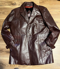 Men leather blazer for sale  Hammonton