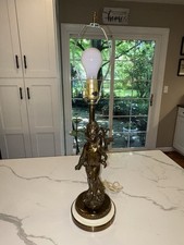 Vintage metal cherub for sale  Chesterfield