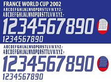 Conjunto de nome e número para futebol retrô da França Copa do Mundo 2002 casa/fora comprar usado  Enviando para Brazil