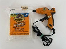 Mini kit de pistola de cola quente Gorilla Dual Temp com 70 bastões de cola quente, usado comprar usado  Enviando para Brazil