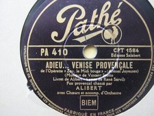 Disque pathe adieu d'occasion  Gien