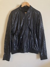 Jaqueta Bomber Masculina Calvin Klein Preta Acabamento Brilhante Leve (Tamanho XXL) CK Jeans  comprar usado  Enviando para Brazil