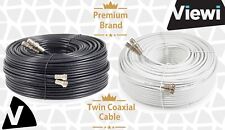 Extensão de cabo premium Sky Q +hd espingarda de chumbo coaxial duplo satélite com clipes comprar usado  Enviando para Brazil