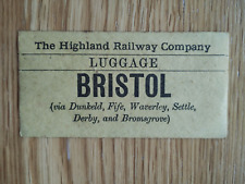 Yellow highland railway for sale  BRISTOL