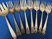 Mixed patterns silverplate for sale  Stockton
