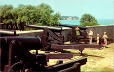 Cartão postal UNP Gun Emplacements At South Bastion Old Fort Niagara NY  comprar usado  Enviando para Brazil
