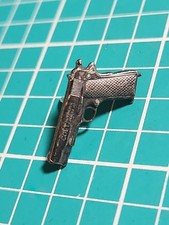 Broche de lapela vintage Colt pistola tom prata  comprar usado  Enviando para Brazil