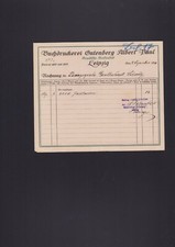 Leipzig rechnung 1916 gebraucht kaufen  Leipzig