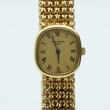 Relógio feminino Patek Philippe Geneve Ellipse 20 mm ouro 18K 750: 4201 ferido à mão comprar usado  Enviando para Brazil